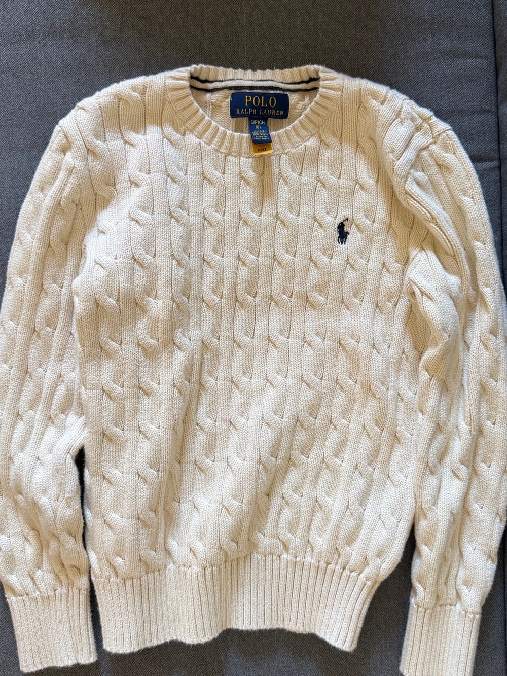 Polo Ralph Lauren Kids Cable-Knit Cotton Sweater